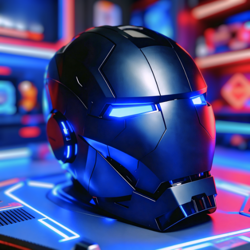 Matte Black Iron Man MK5 Helmet (With Jarvis