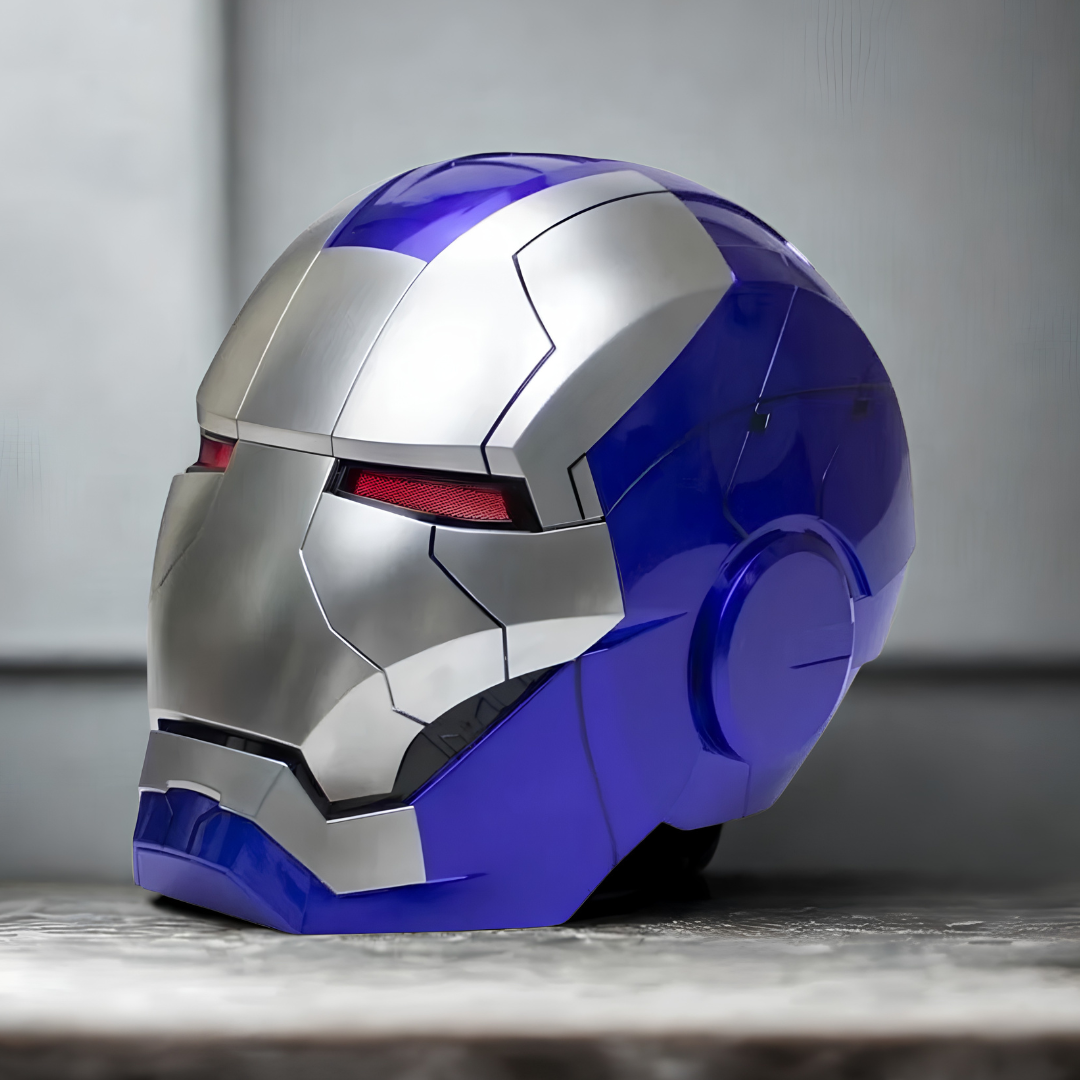 Blue Iron Man MK5 Helmet 