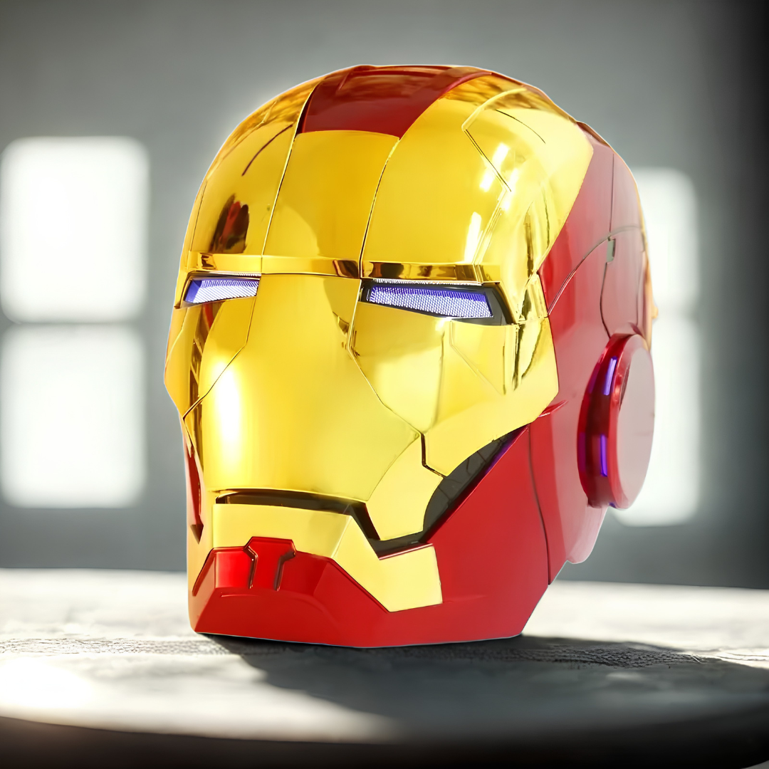 honey iron man helmet Iron Man MK7 Gold Helmet (With Jarvis