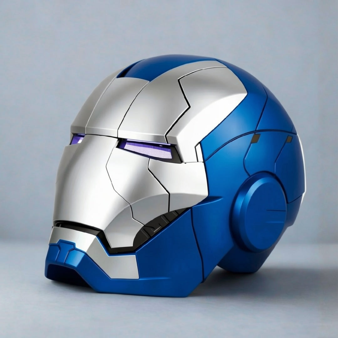 Blue Iron Man MK5 Helmet 