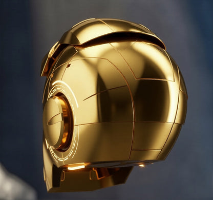 Gold Iron Man MK5 Helmet (With Jarvis)
