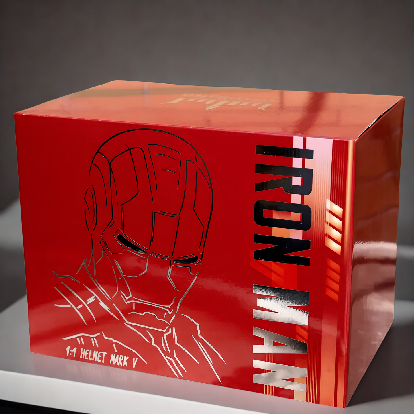 Black/Silver Iron Man MK5 Helmet (With Jarvis - Voice, Remote, and Touch Control)