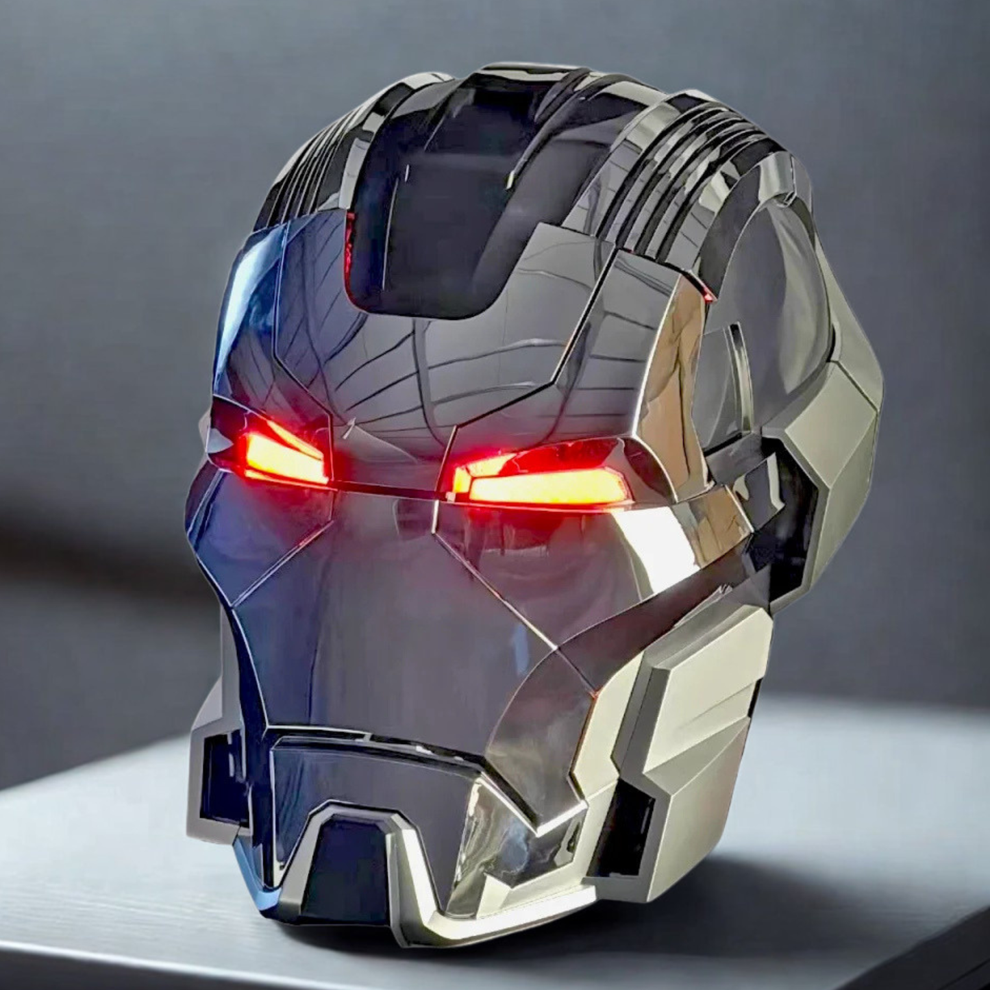 Ironman Mk17 "The Heartbreaker" 1:1 Wearable Cosplay Voice-Activated Helmet
