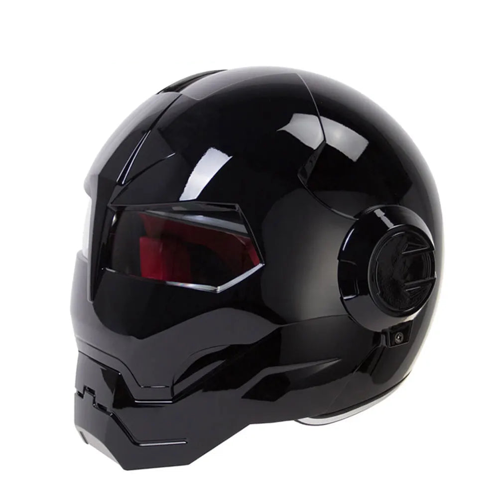 Iron Man Style Motorcycle Helmet Full Face - DOT APPROVED