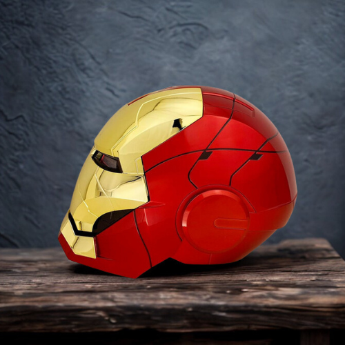 iron man helmet cookie jar MK50 | Motorized Avengers Infinity War Cosplay Replica Machine sound system 10.4 control modes Iron Man MK7 Gold Helmet