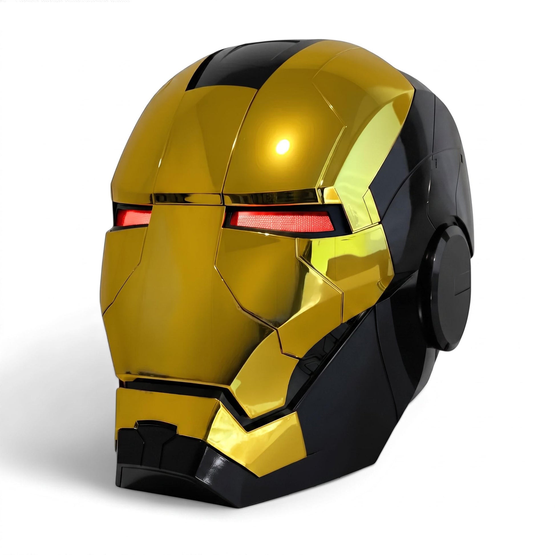 Black & Gold Ironman MK5 Helmets (With Jarvis