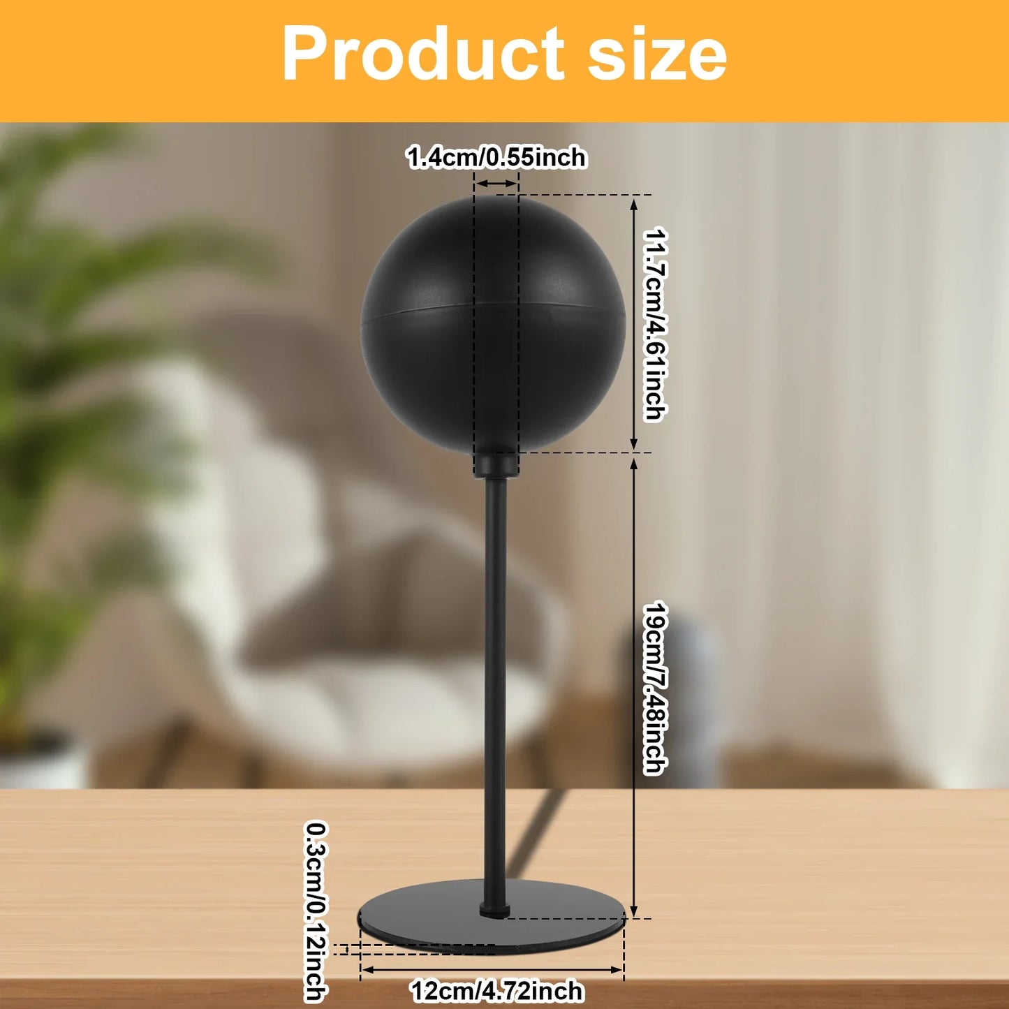 Helmet Stand Desktop Display Holder with Stable Base