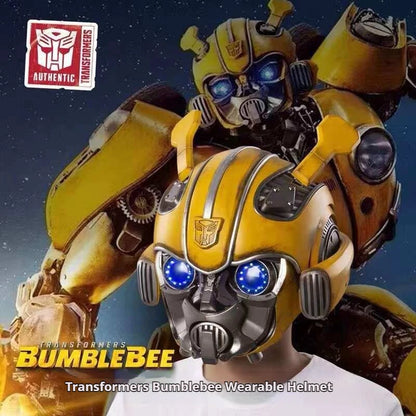 NEW 1:1 Custom Bumblebee Helmet - Interchangeable Face