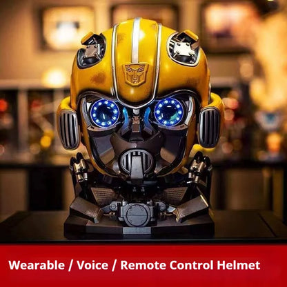 NEW 1:1 Custom Bumblebee Helmet - Interchangeable Face