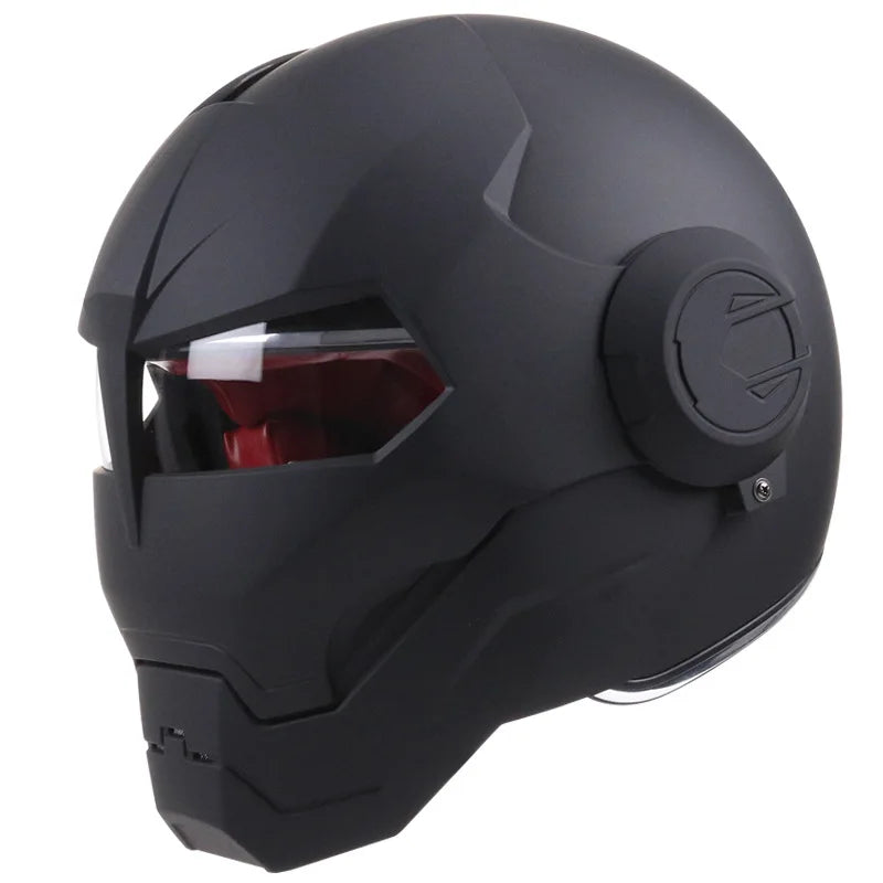 Iron Man Style Motorcycle Helmet Full Face - DOT APPROVED