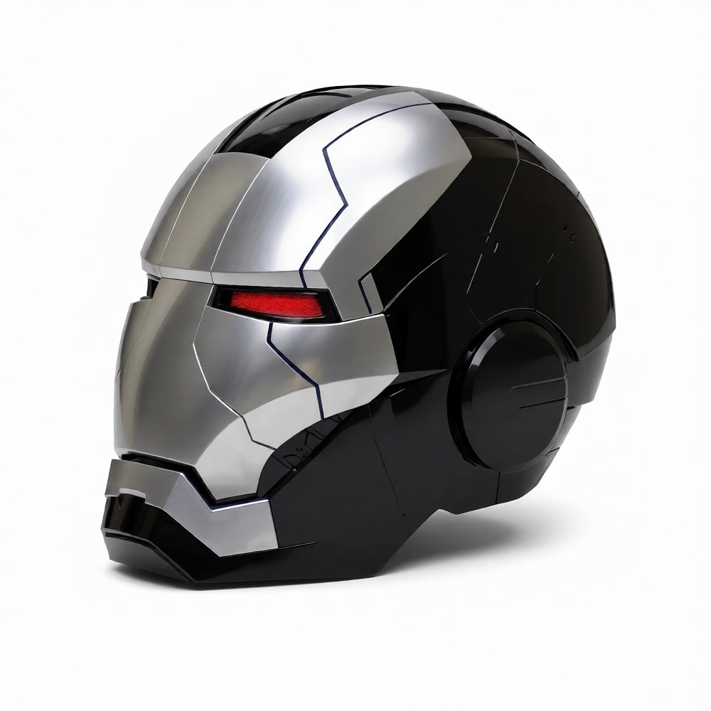 Black/Silver Iron Man MK5 Helmet (With Jarvis