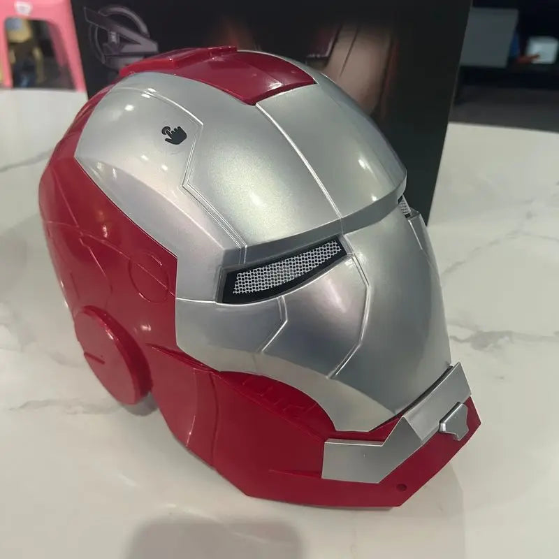 Marvel Iron Man Helmet Electric Toy Mask Automatic Model – Hidden Heroes