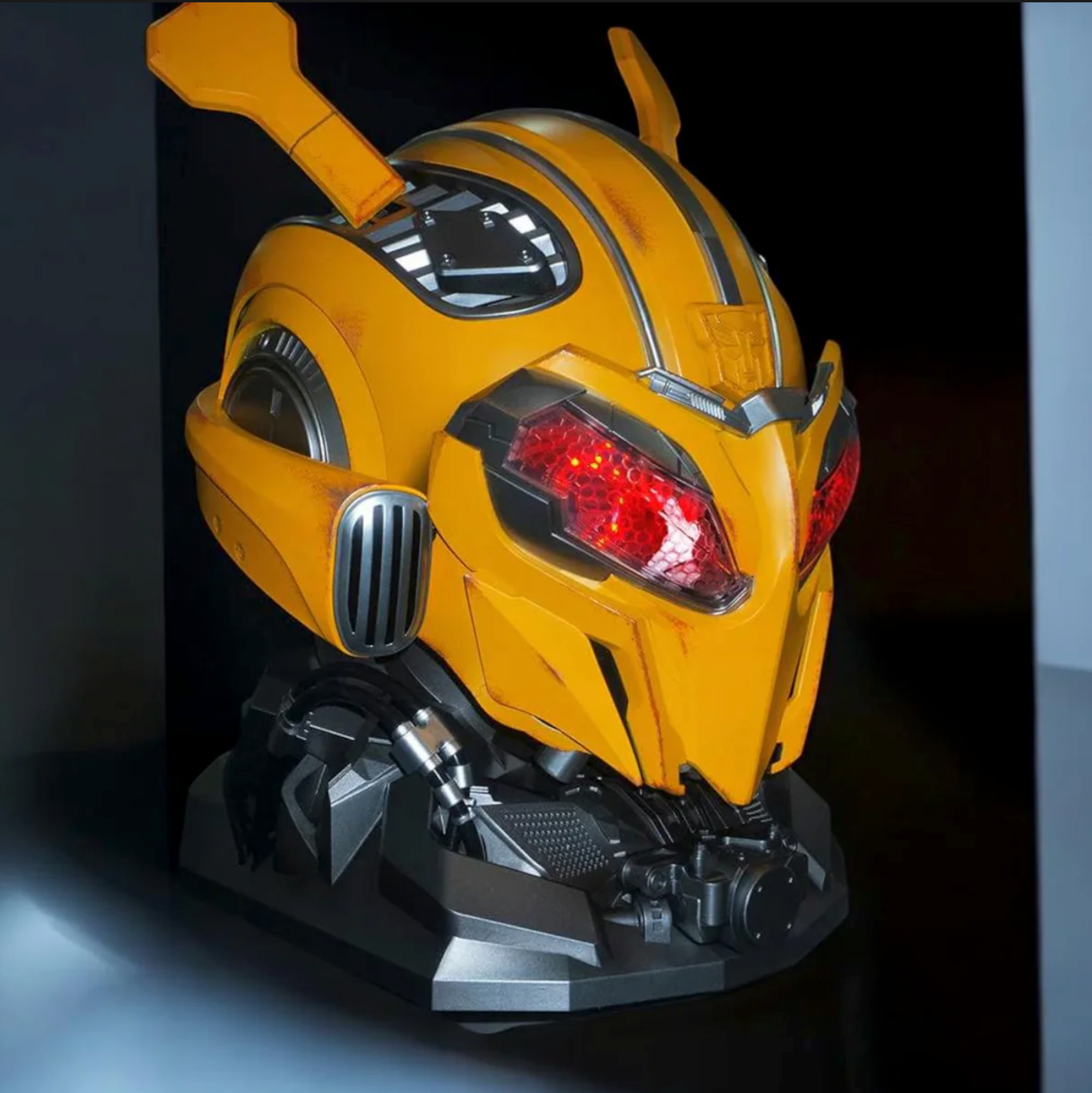 NEW 1:1 Custom Bumblebee Helmet - Interchangeable Face