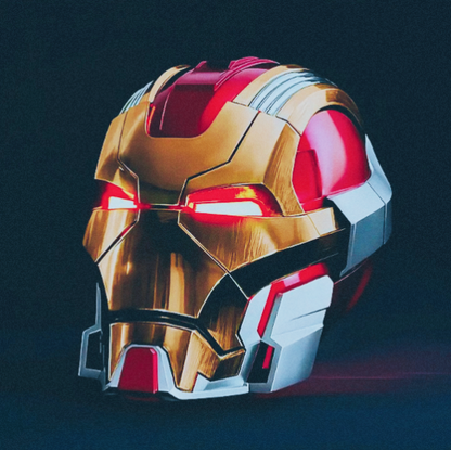 Ironman Mk17 "The Heartbreaker" 1:1 Wearable Cosplay Voice-Activated Helmet