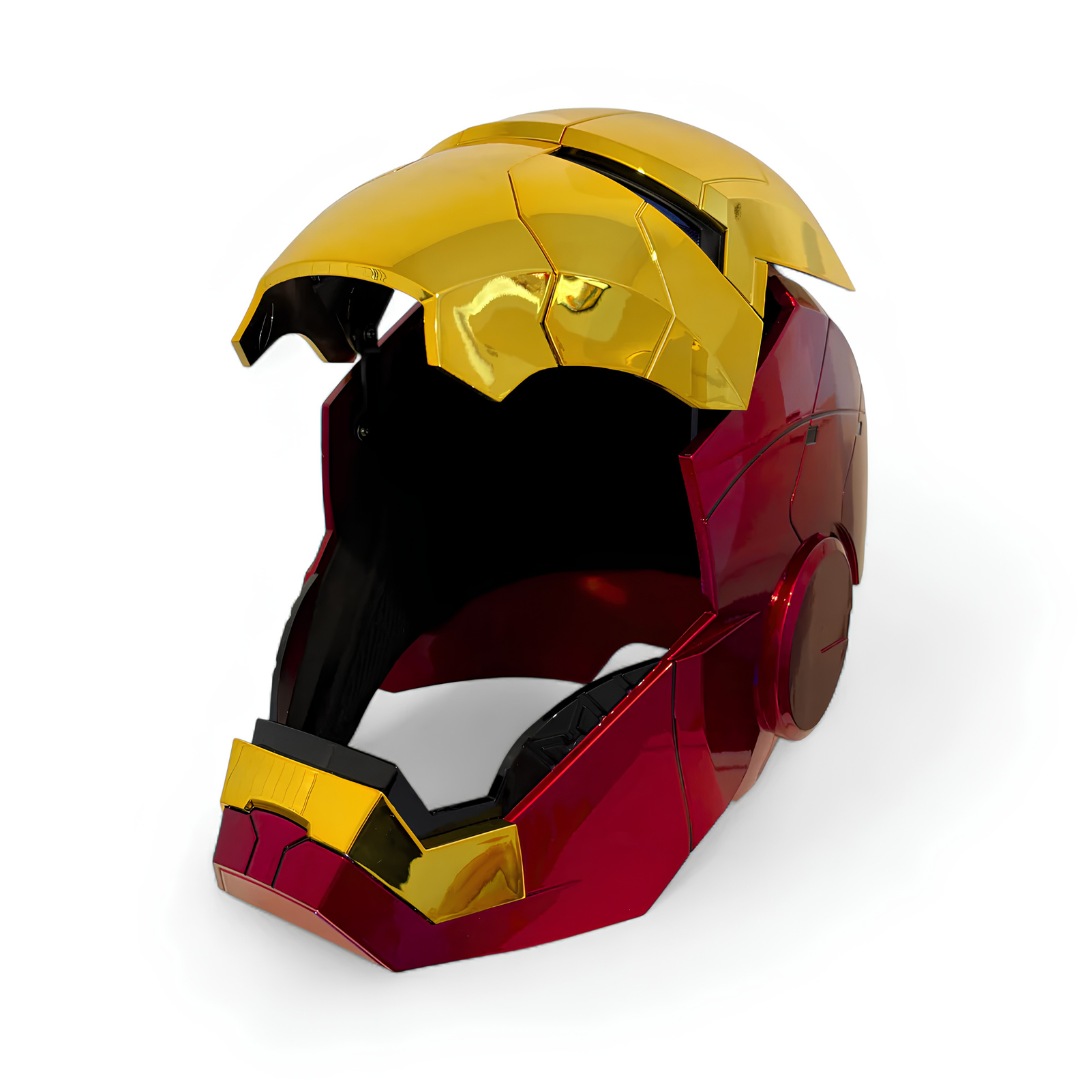 Iron Man MK7 Gold Helmet (With Jarvis