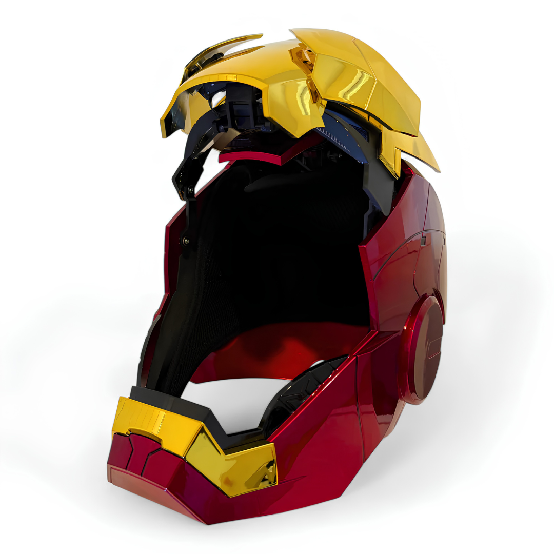 Iron Man MK7 Gold Helmet (With Jarvis