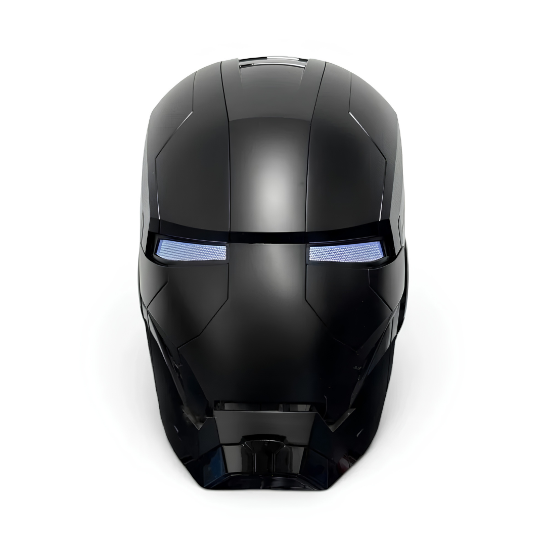Matte Black Iron Man MK5 Helmet (With Jarvis