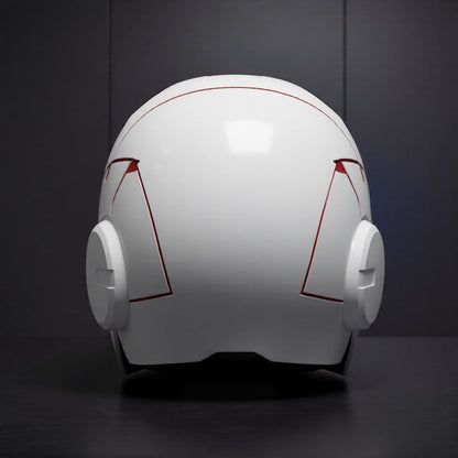 WhiteIron Man MK5 1:1 Helmet (With Jarvis)