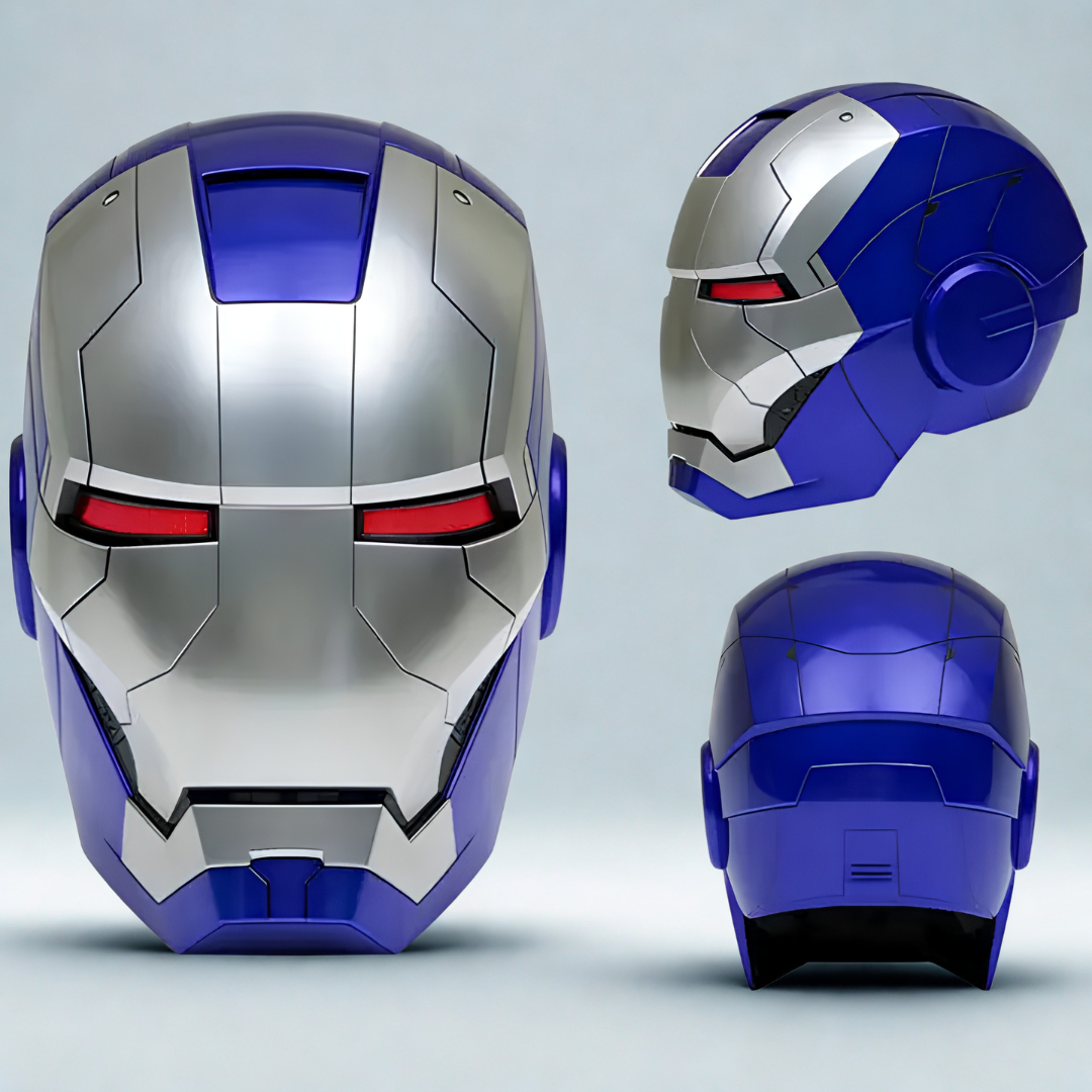 Blue Iron Man MK5 Helmet