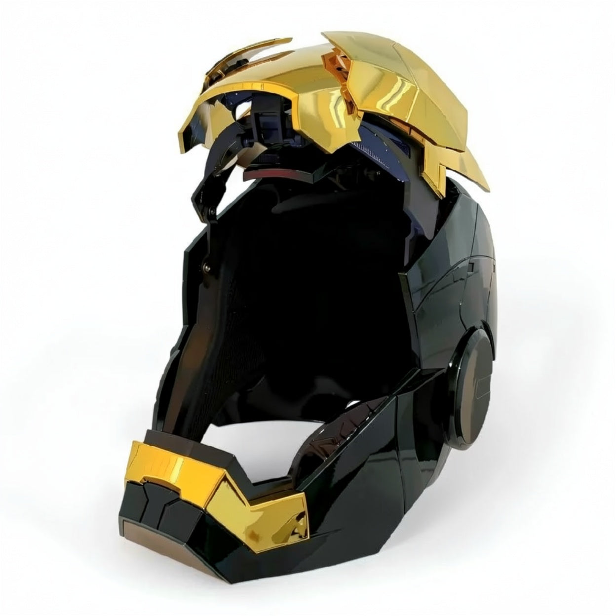 Black & Gold Ironman MK5 Helmets (With Jarvis