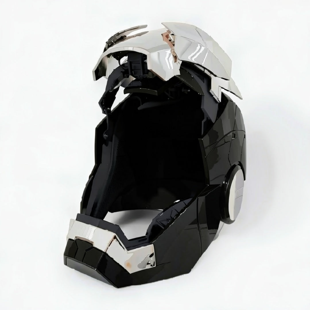 Black/Silver Iron Man MK5 Helmet (With Jarvis